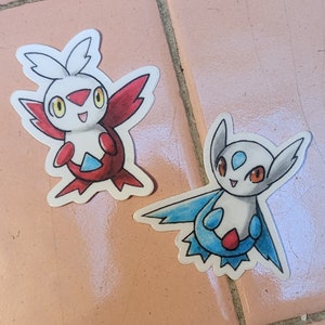 Latios and Latias twin sticker pack