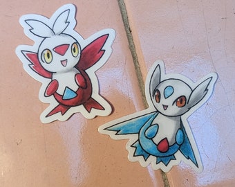 Latios and Latias twin sticker pack