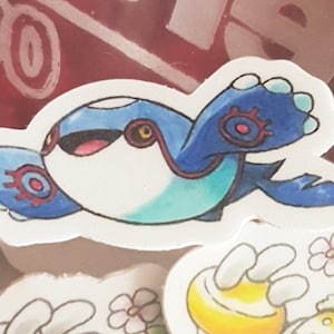 若返ったカイオーガのステッカー