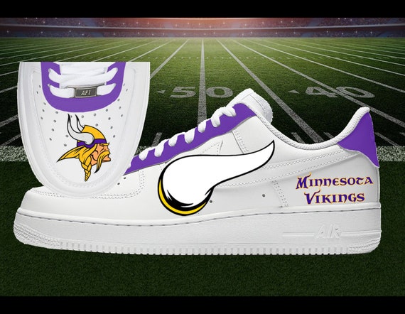 Minnesota Vikings Custom Nike Air Force 1 Sneakers | Etsy