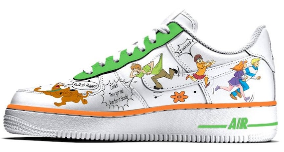 custom air force 1 scooby doo