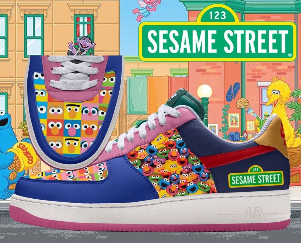 custom air force 1 sesame street