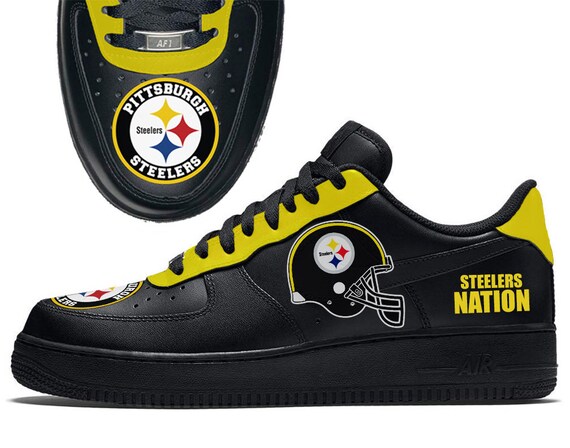 Pittsburgh Steelers Custom Nike Air 