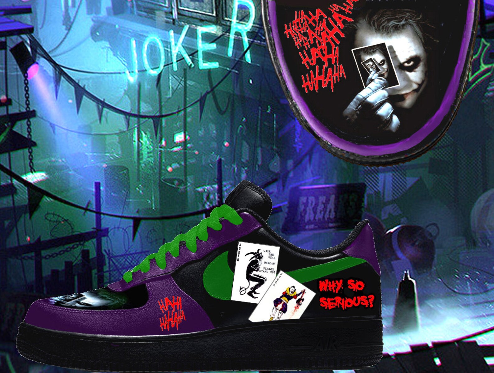Nike Air Force Custom Джокер