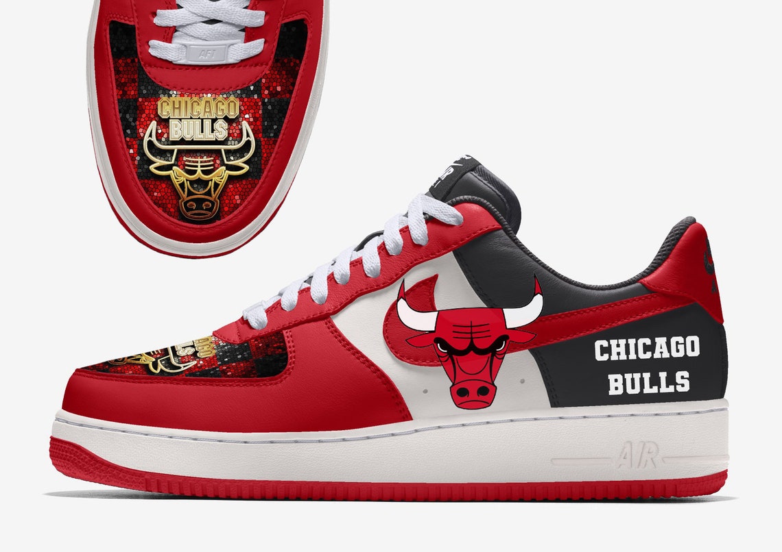 chicago bulls custom air force 1