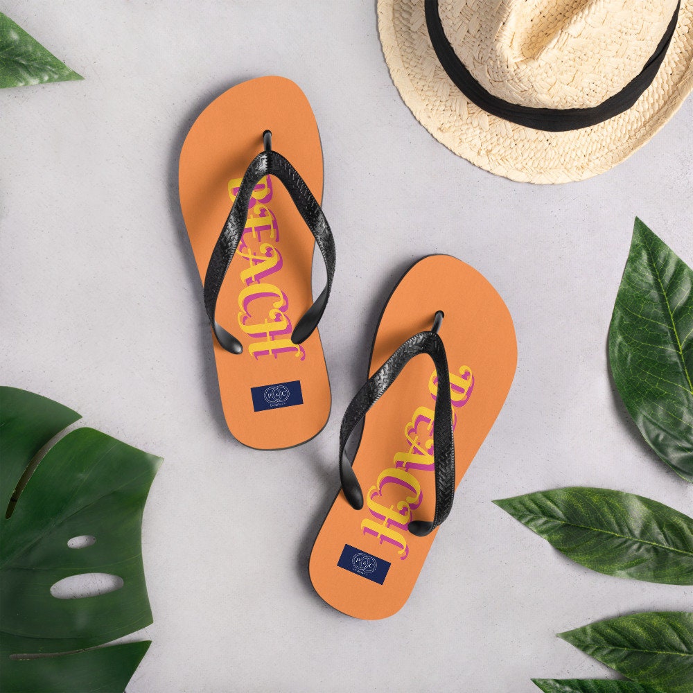 beach please flip flops