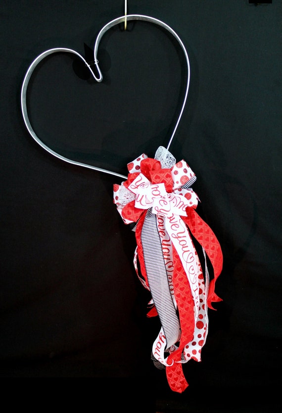 Over Sized Metal Heart Large Wall Hanging Valentines Art Etsy