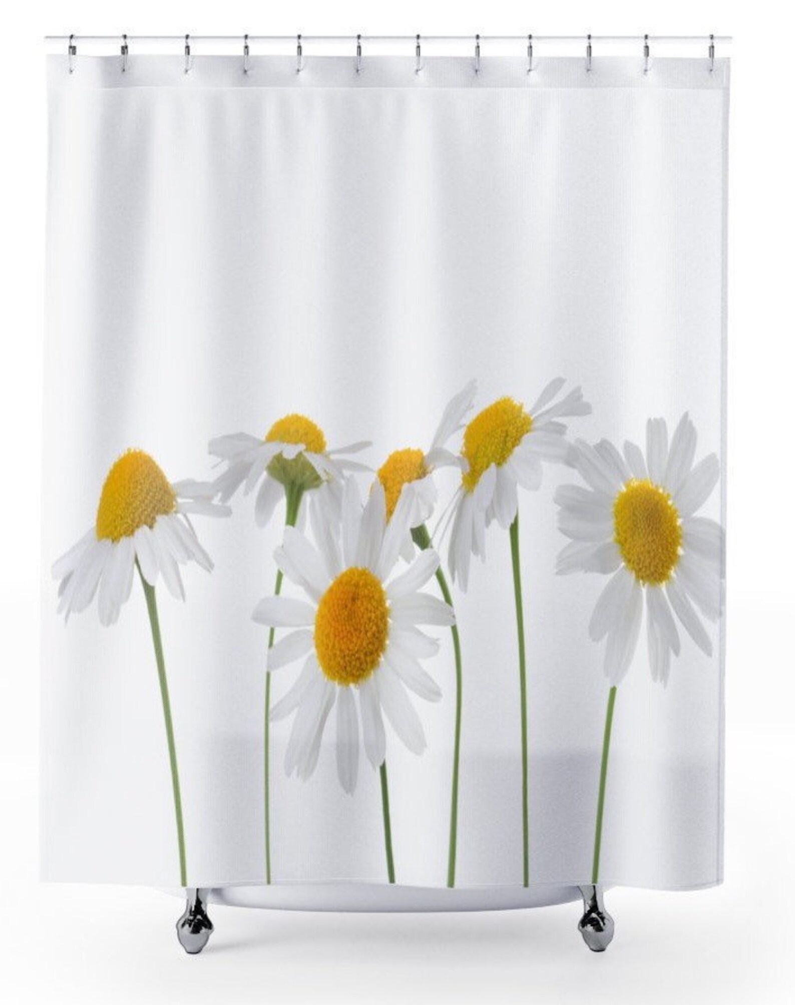 Daisy Shower Curtains Etsy