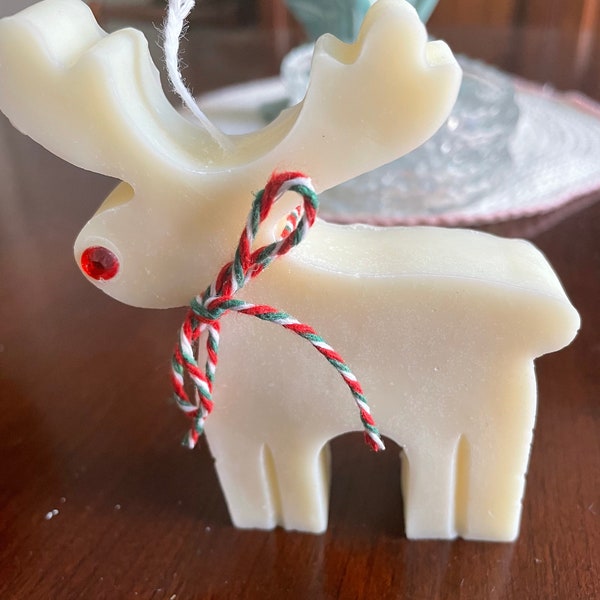 Reindeer Candle Etsy