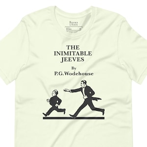 The Inimitable Jeeves T-Shirt | P.G. Wodehouse | Classic Book | Literary Gift