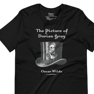 Women's T-Shirts [Out of Print] Oscar Wilde / The Picture of Dorian Gray Scoop Neck Tee [Gilded] (Black) (Womens) The Picture of Dorian Gray by Oscar Wilde T-shirt, Men's