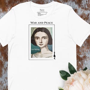 War and Peace T-Shirt | Leo Tolstoy | Classic Book | Literary Gift