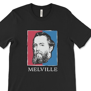 Herman Melville T-Shirt | American Author | Moby Dick | Classic Book Shirt