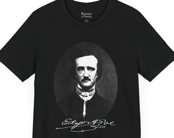 Edgar Allan Poe T-shirt | Unisex Bella Canvas Tee | Classic Books