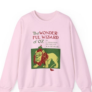 The Wizard of Oz Sweatshirt, Cowardly Lion, L. Frank Baum, Classic Books, Vintage Oz Shirt