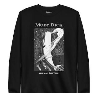 Moby Dick Sweatshirt | Herman Melville | Classic Book | Literary Gift