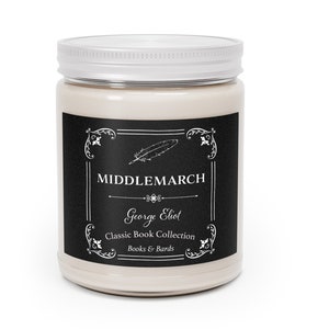 Middlemarch Scented Candle | George Eliot | Literary Gift | Classic Book