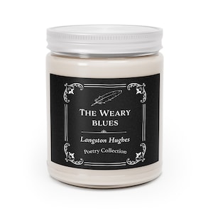The Weary Blues Scented Candle | Langston Hughes | Poetry Collection