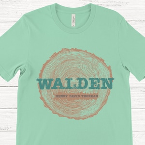 Women's T-Shirts [Out of Print] Henry David Thoreau / Walden Tee (Olive) (Womens) il_fullxfull.2320837797_3j96.jpg