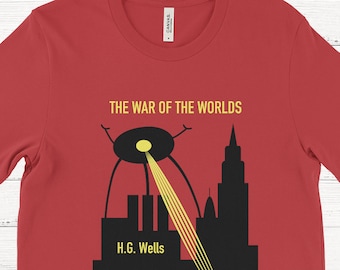 The War of the Worlds Tee  | H. G. Wells | Science Fiction Shirt | Literary Tee