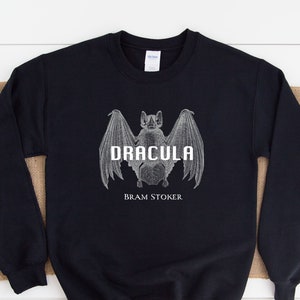 Dracula Sweatshirt | Bram Stoker | Classic Book | Horror Sweater | Halloween Gift