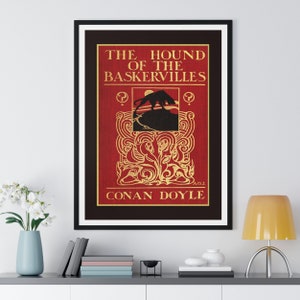 Hound of the Baskervilles | Sherlock Holmes | Sir Arthur Conan Doyle | Fine Art Print | First Editions | Literary Gift | Classic Book