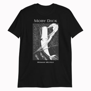 Moby Dick T-Shirt | Herman Melville | Classic Book | Literary Gift | The White Whale