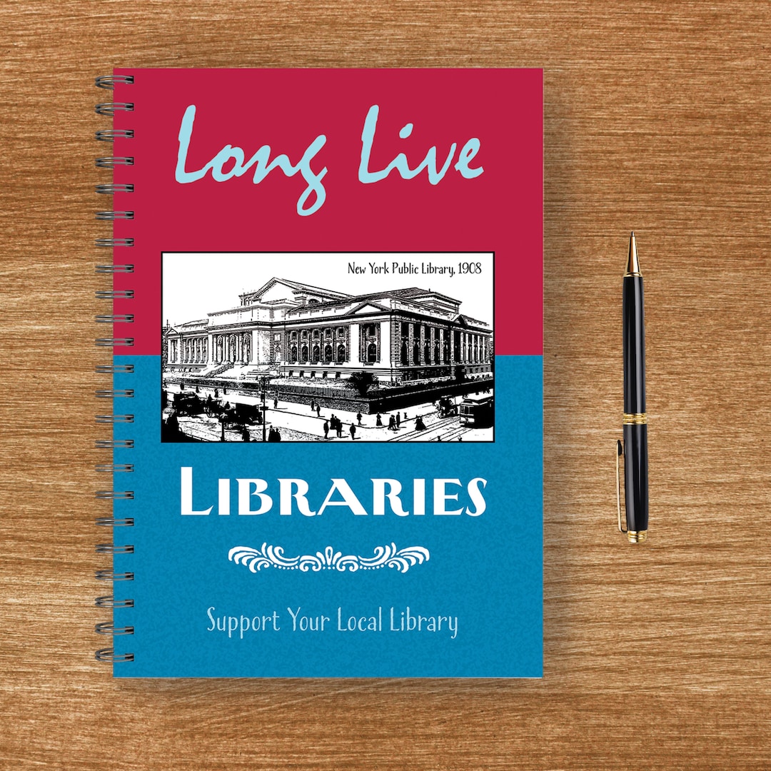 Long Live Libraries Journal, Ruled Journal, Literary Journals, Book ...