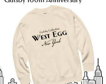 The Great Gatsby Sweatshirt | 100th Anniversary | Classic Books | Literary Gift