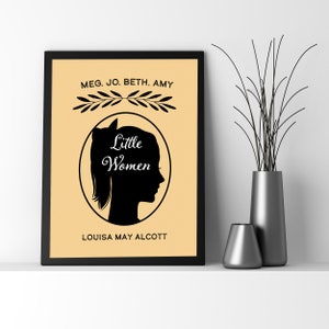 Little Women Fine Arts Print | Louisa May Alcott | Classic Book | Premium Matt Paper | Book Poster