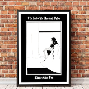 Der Untergang des Hauses Usher | Edgar Allan Poe | Kunstdruck | Gothic-Horror | Klassisch