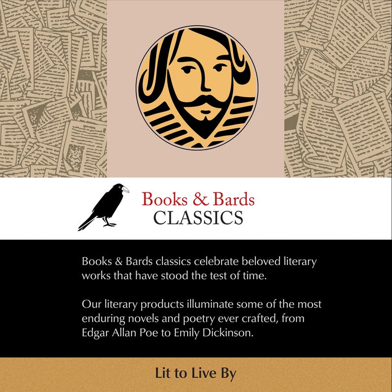 Edgar Allan Poe Scented Candle | Poet Candle | The Raven | Annabel Lee | Classic Books | Literary Candle | image 9