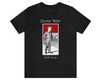 Oliver Twist T-Shirt | Charles Dicken | Unisex Soft Jersey Tee | Classic Book