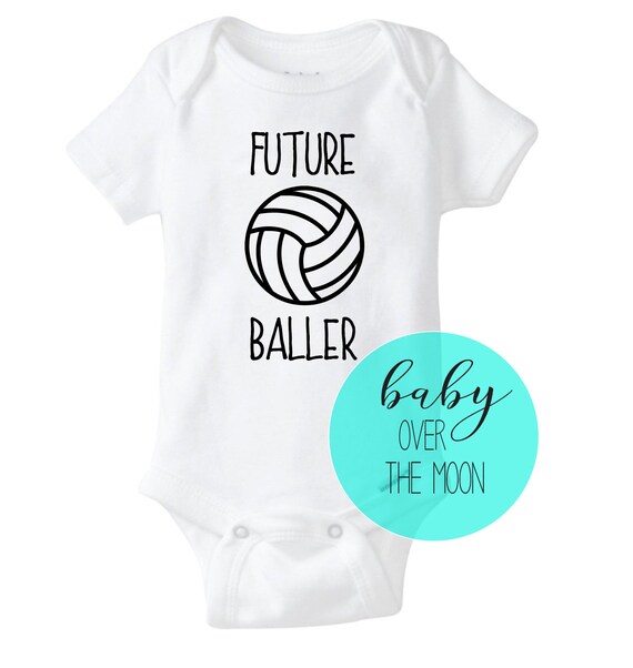 Future Baller Volleyball Onesie Gerber 