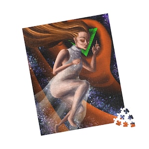 starchild Dreamy Space Puzzle - 110, 252, 520, 1014-piece, Artistic Jigsaw, Unique Gift, Home Decor, Mindfulness Activity, Space Lovers