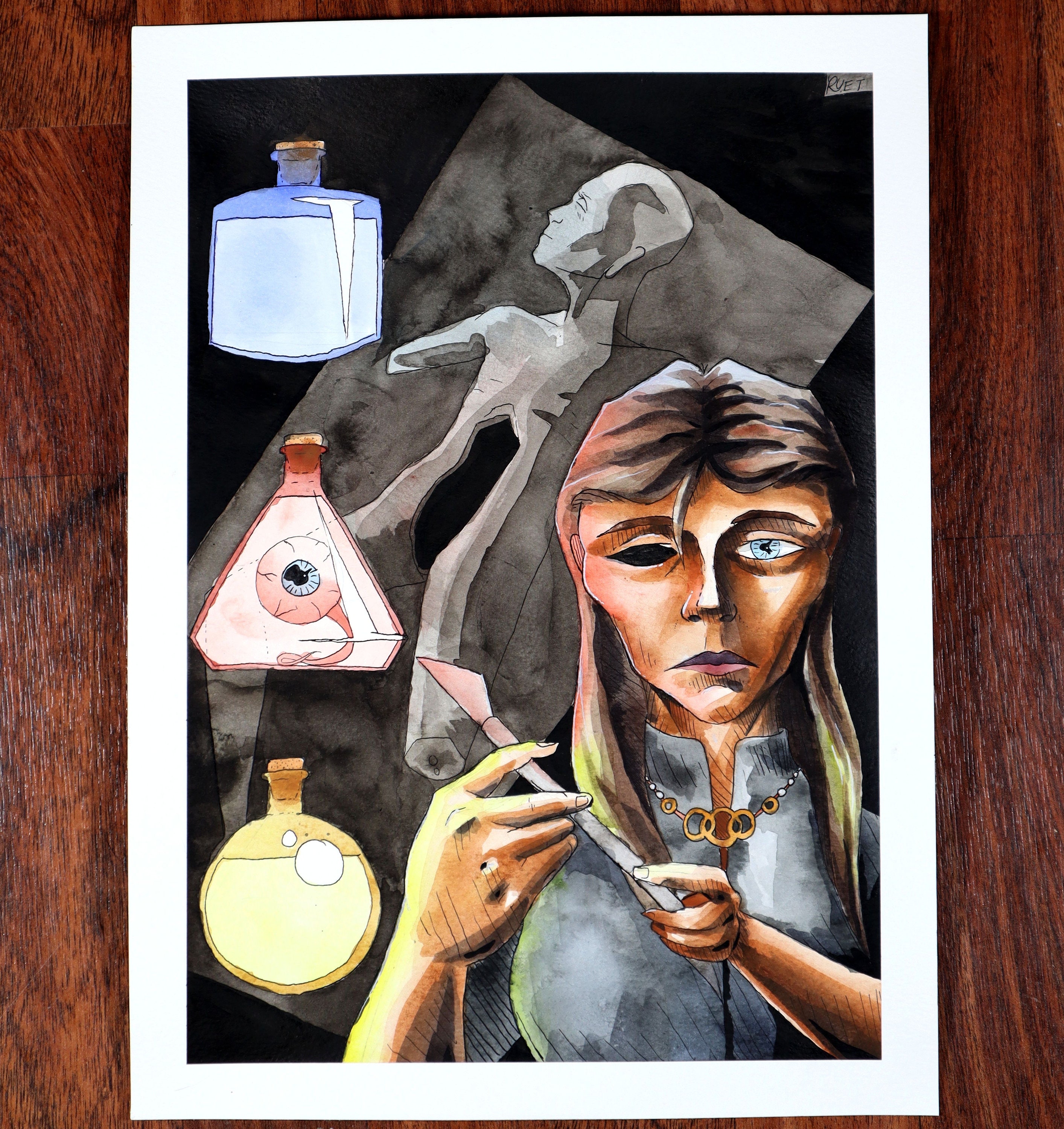 surgeon (11x15in watercolor painting)