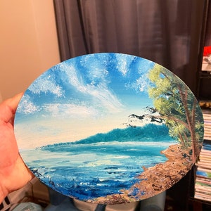 Lake (8x10 acrylic on canvas)