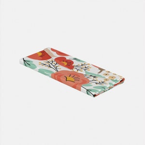 Glasses Case Springtime Foldable Glasses Case Retro floral gift eyeglasses case sunglasses case mothers gift from daughter image 5