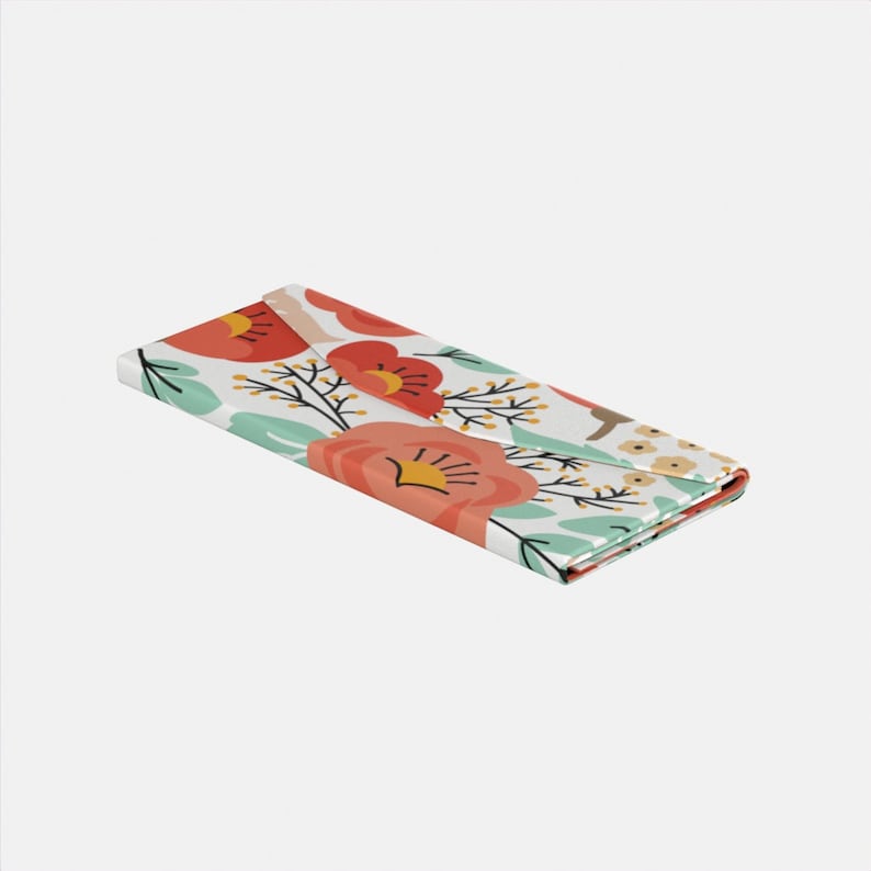 Glasses Case Springtime Foldable Glasses Case Retro floral gift eyeglasses case sunglasses case mothers gift from daughter image 5