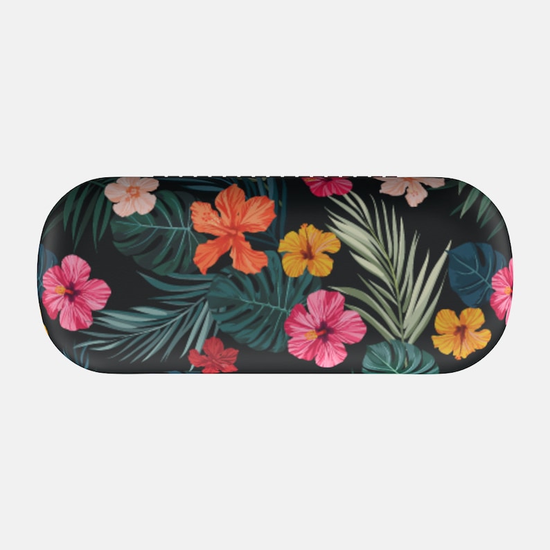 Glasses Case Tropical Affairs hard case Eyeglasses case girlfriend gift tropical style case birthday gift mothers day gift for grandma image 5