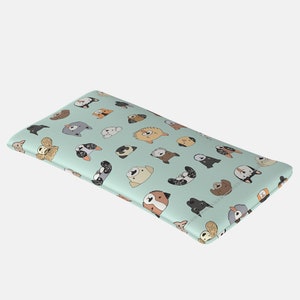 All Dogs Glasses case Sunglasses case Soft pouch Dog owner gift for men dog mom gift for her mothers day gift dog mom girlfriend gift image 2