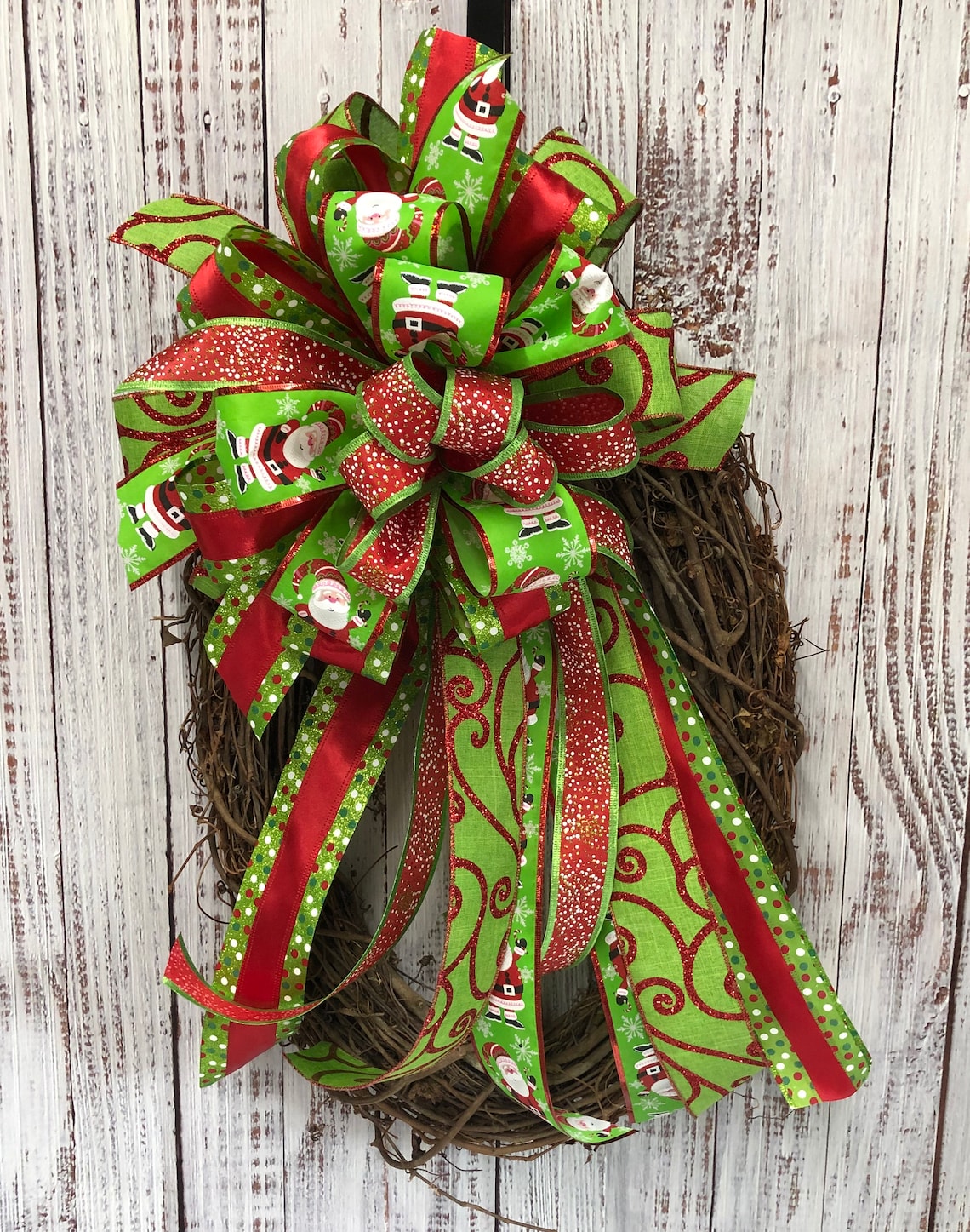 Bows For Christmas Wreaths