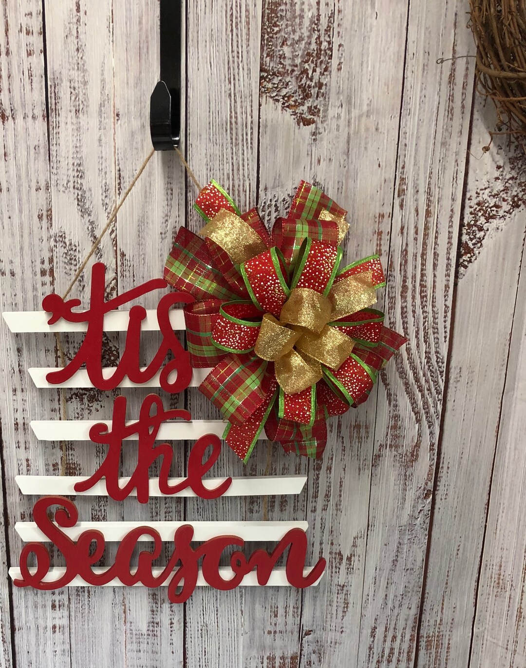 Christmas Hanger for Door Door Hanger for Christmas Holiday Etsy
