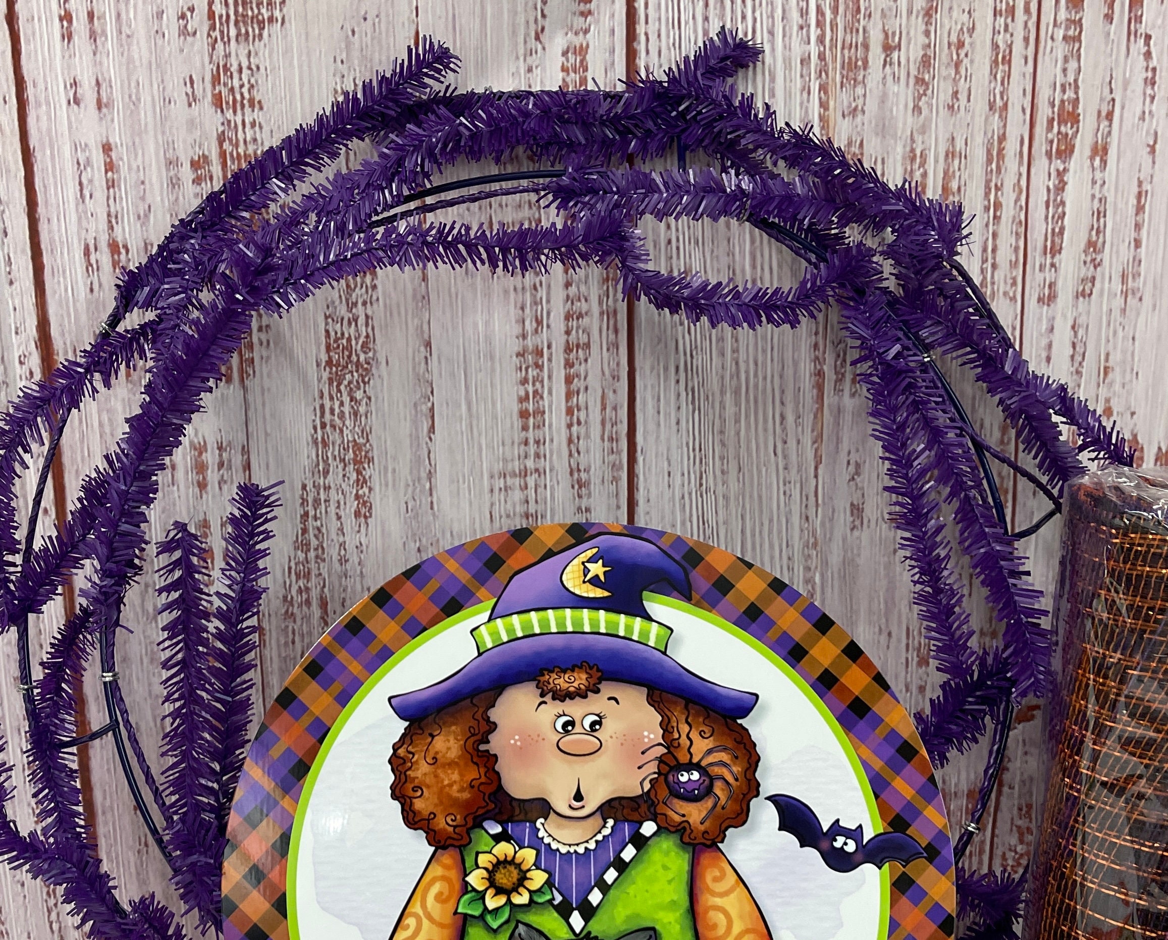 Halloween Wreath Kit Wreath Kit for Halloween DIY Halloween Etsy