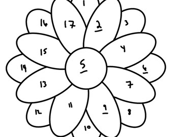 Digital Stained Glass Pattern for Download - Daisy