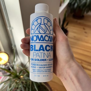 Novacan noir patiné pour soudure - 8 oz
