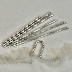 Twisted 16 Gauge Tinned Copper Wire Strips for Hanging Pieces
