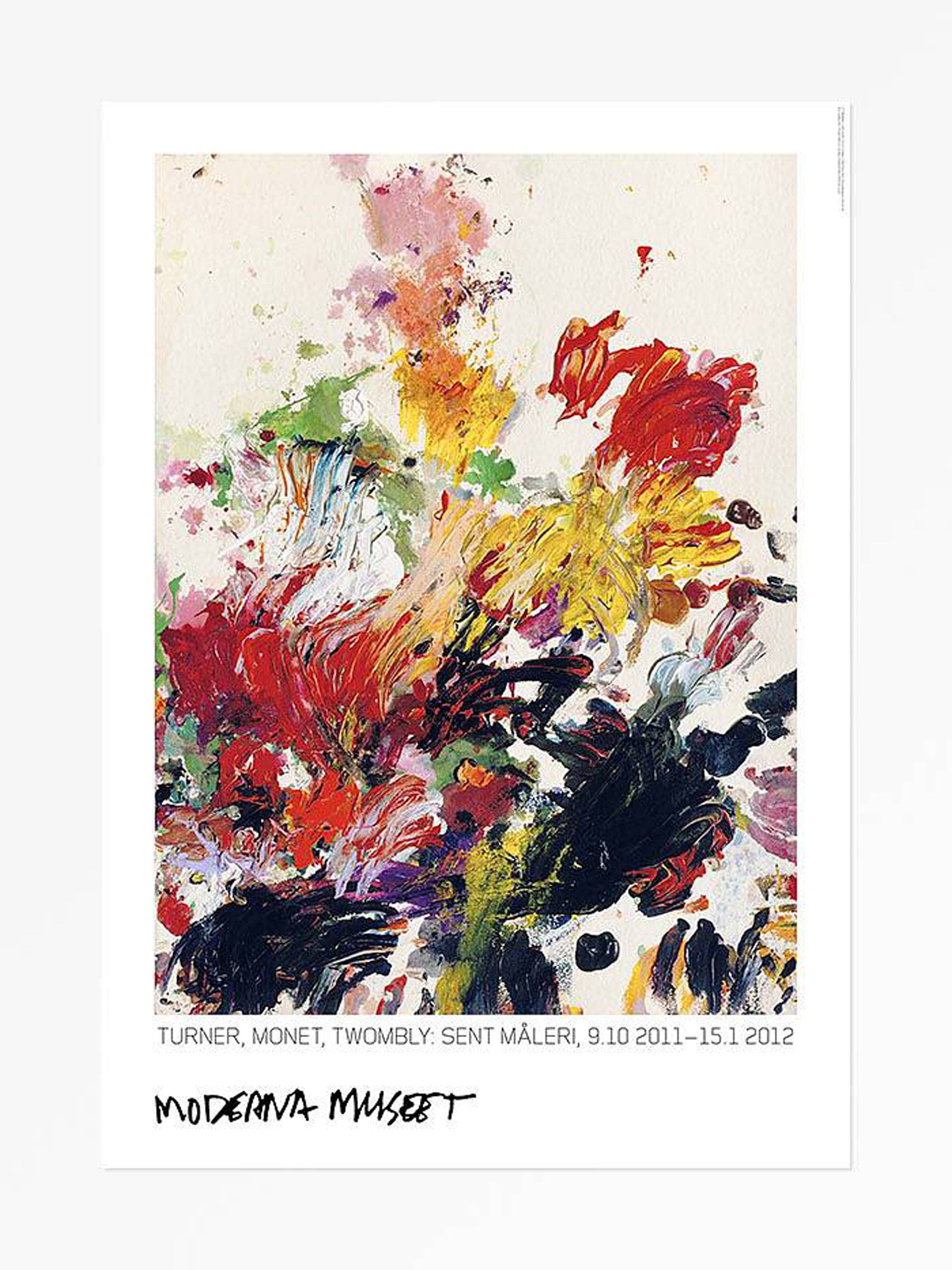 Interconnect typisk ligegyldighed Cy Twombly Exhibition Poster for Museet Modern 39 X 27 - Etsy Finland