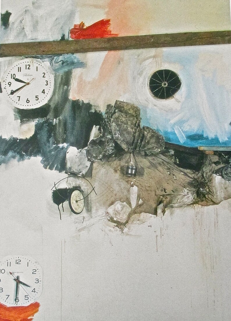 Robert Rauschenberg Reservoir 1961 Poster Reprint 17x12 Etsy