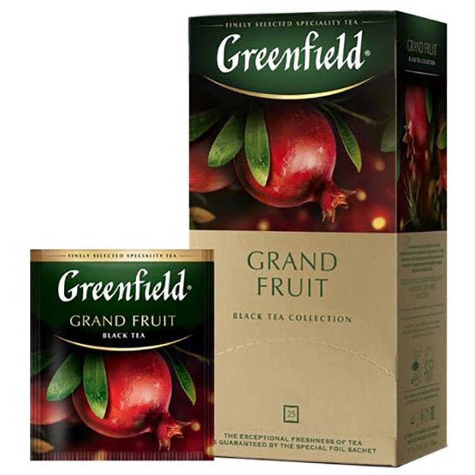 GREENFIELD GRAND FRUIT Black Tea 25 Tea Bags Gourmet Tea Made Etsy